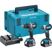 Makita DLX2180TJ 18v LXT Li-ion Combi Drill & Impact Driver With 2 x 5.0ah Batteries