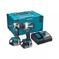 Makita DLX2507TJ 18V Li-ion LXT Brushless Twin Kit with 2 x 5.0Ah Batteries