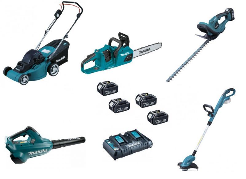 Makita 5 Piece Cordless Garden Power