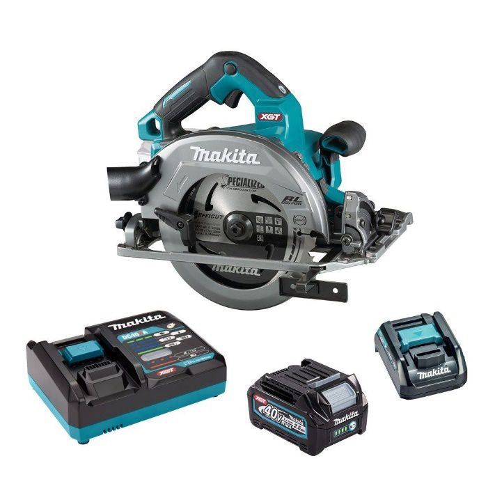 Makita Hs004gd103 40v 190mm Max Xgt Aws Brushless Circular Saw