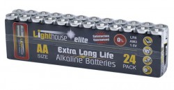 Lighthouse 24 AA Alkaline Batteries