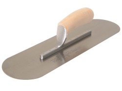 Marshalltown MSP16 16\" Spring Steel Swimming Pool Trowel - Wooden Handle