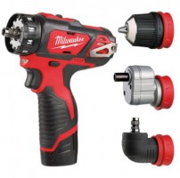 Milwaukee M12 BDDXKIT-202C 12v 4-in-1 Drill Driver Kit With 2 x 2.0ah Batteries