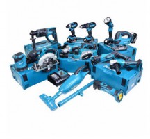 Makita 18v Li-ion 13 Piece Cordless Kit With 4 x 5.0ah Batteries