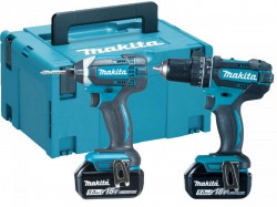 Makita DLX2131TJ 18v Combi & Impact Driver Twin Pack With 2 x 5.0Ah Li-Ion Batteries
