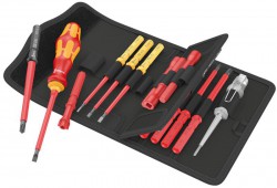 Wera 05006613001 Kraftform Kompact VDE Universal 1 Tool Finder Interchangeable Screwdriver Set - 18 Piece