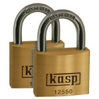 Premium Brass Padlock - 50mm - Twin