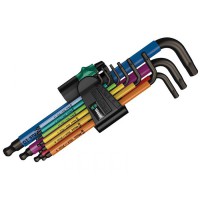 Wera WER073593 1.5-10mm 9pc Multicolour Hex Key Set Ball End