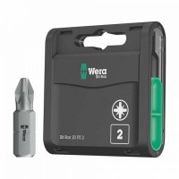 Wera 05057760001 855/1 1/4\" 25mm Shank PZ2 H-Bits - 20 Pcs