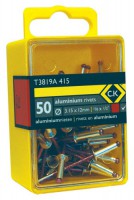 CK Pop Rivets Aluminium 3.15x12mm Box Of 50