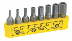 CK Bit Clip Tamperproof Hexagon Set Of 8