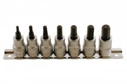 Laser 1791 Hex Bit Set MM 3/8\"D 7pc