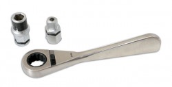 Laser 4002 Ratchet with Bit & Socket Adaptor 1/4\"D