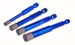 Mexco A10VBDPACK Vacuum Brazed Drill Bit Set