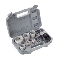 Bosch 2608580804 9 Piece Electricians HSS Bi-Metal Holesaw Set
