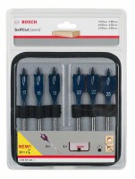 Bosch 2608595425 Self-cut 6 Piece Speed Flat Bit Set 