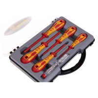 CK Tools T49183 Dextro VDE PZD/Slotted Parallel Screwdriver Set