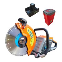 Altrad Belle DC300E + 82v Cordless Disc Cutter 300mm Kit