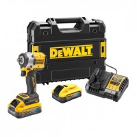 Dewalt DCF921H2T-GB 18v XR Brushless 1/2\" Impact Wrench Inc 2 X 5.0ah Powerstack Batteries