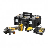 Dewalt DCG409H2T-GB 18V XR Cordless Brushless Angle Grinder Inc 2 X 5.0ah Powerstack Batteries