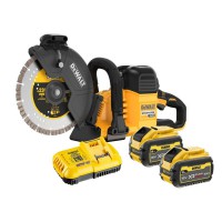 Dewalt DCS691X2-GB 54V XR Flexvolt 230mm Cut Saw With 2 x 9.0ah Flexvolt Batteries