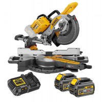 Dewalt DCS727T2-GB 250MM (10\") 54v Flexvolt Cordless Mitre Saw 2 X DCB546 54v Batteries