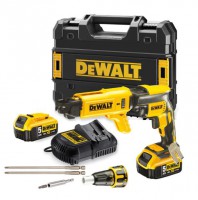 Dewalt DCF620P2K 18v Brushless Collated Drywall Screwdriver With 2 x 5.0Ah Li-ion Batteries