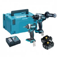 Makita DLX2412TJ 18v LXT Twin Combi Drill & Impact Driver Kit