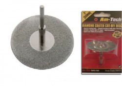 Am-Tech 2-inch Diamond Wheel with Shank 