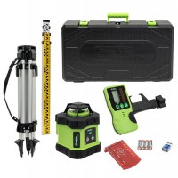 Grettz G60 Red Beam Rotary Laser, Tripod, Staff, Reciever & Case