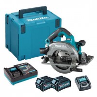 Makita HS004GD203 40v 190mm MAX XGT AWS Brushless Circular Saw With 2 X 2.5ah Batteries