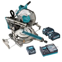 Makita LS003GD201 40v Max XGT 305mm Brushless Slide Compound Mitre Saw Kit