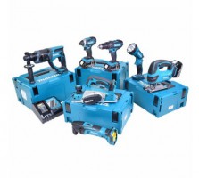 Makita 18v Li-ion 7 Piece Cordless Kit With 3 x 4.0ah Batteries