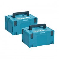 Makita 821551-8 Makpac Type 3 Connector Stacking Case x 2