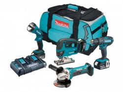 Makita DLX4051PM1 18v 4 Piece Combo Kit With 3x4.0ah Batteries
