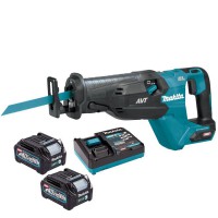 Makita JR002GD201 40v Max XGT Brushless Recip Saw With 2 x 2.5Ah Li-Ion Batteries