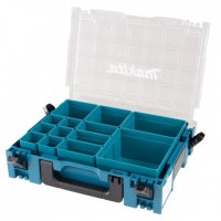 Makita 191X80-2 Makpac Organiser Set With Clear Lid And Inserts