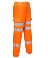 Portwest RT48 Hi-Vis Jogging Bottoms Orange