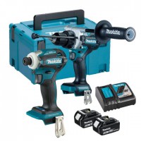 Makita DLX2455TJ 18v LXT Twin Combi Drill & Impact Driver Kit