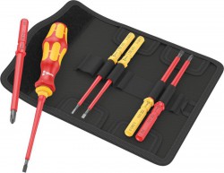 Wera 05006600001 Kraftform Kompakt VDE Interchangeable Screwdriver Set - 7 piece